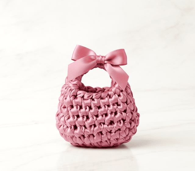 Diva Satin Bow Handbag