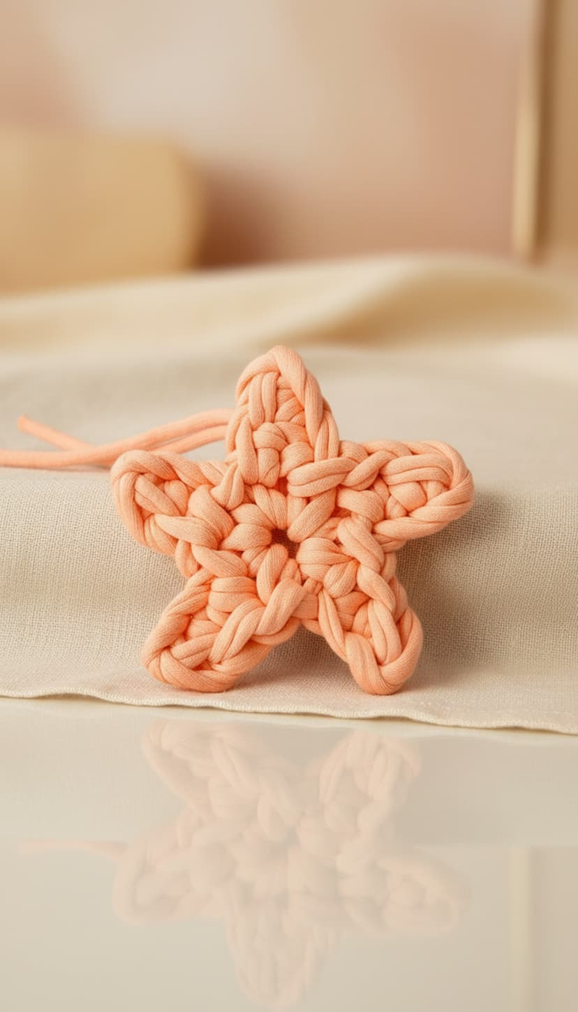 Crochet Star charm